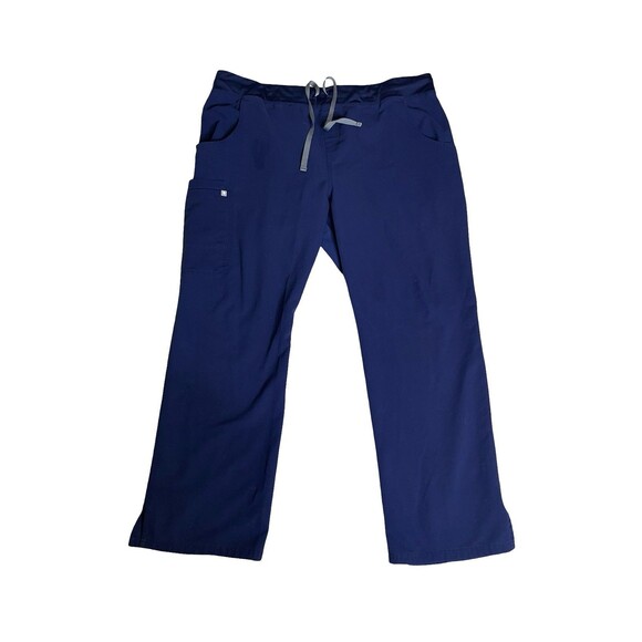 Figs Technical Collection Cargo Scrub Pants Women's Size XXL T21004  Navy Blue - Picture 1 of 13
